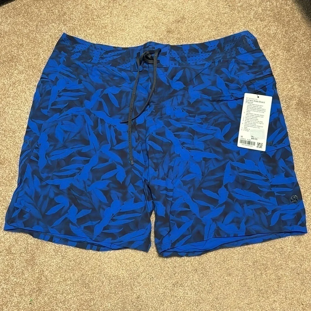 Lululemon current state board short 9” size 38